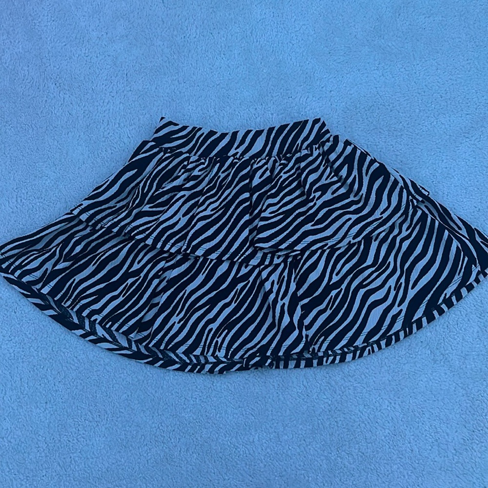 Zebra Print Skirt
